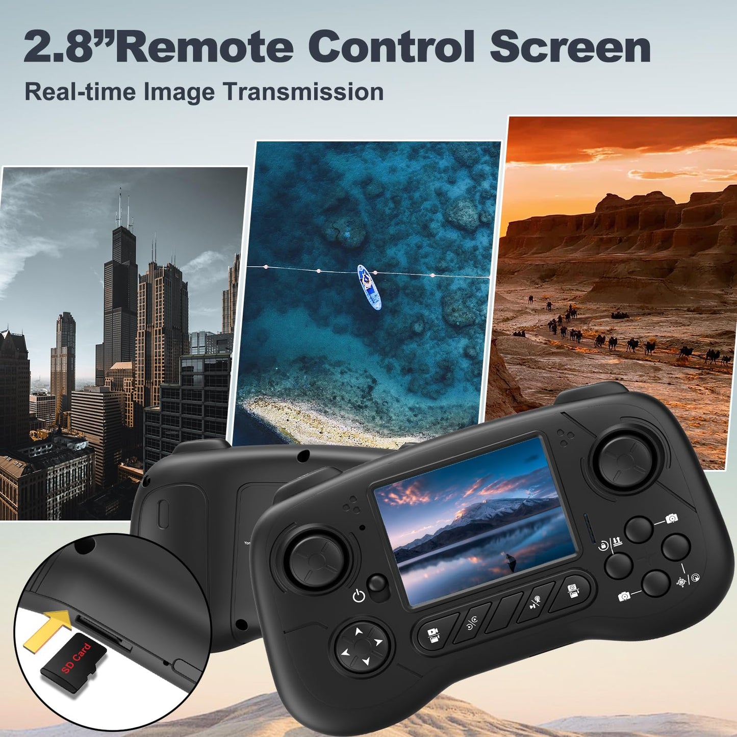 F179 Drone with 1080P Camera, Brushless Motors, Obstacle Avoidance & WIFI Control,Trajectory Flight, 3D Flip, Optical Flow Positioning, Electric 90° Lens, Quadcopter for Adults/Kids/Beginners