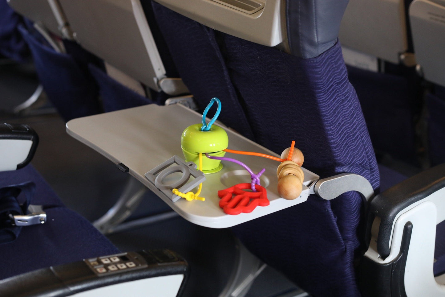 Grapple, the Baby Suction Cup Toy Holder for High Chair, Stroller and Teething Toys for Babies 6-12 Months. One of Your Baby Must Haves!