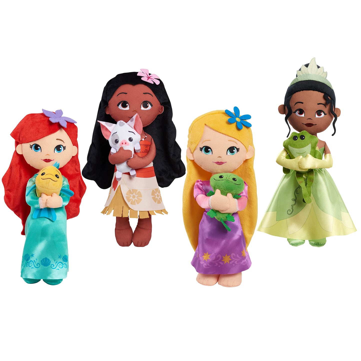 Disney Princess Lil' Friends Rapunzel & Pascal 14-inch Plushie Doll and Accessories, Kids Toys for Ages 3 Up by Just Play