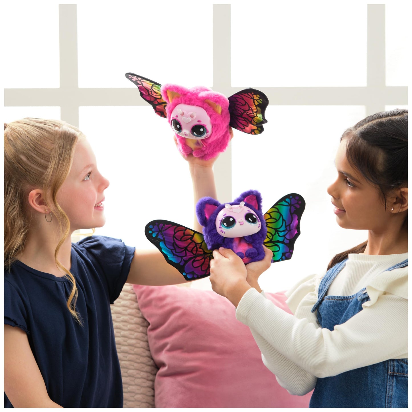 Hatchimals Bloomables Kittyfly Interactive Toy with Surprise, Double Transformation and Over 100 Sounds and Reactions, for Ages 4+