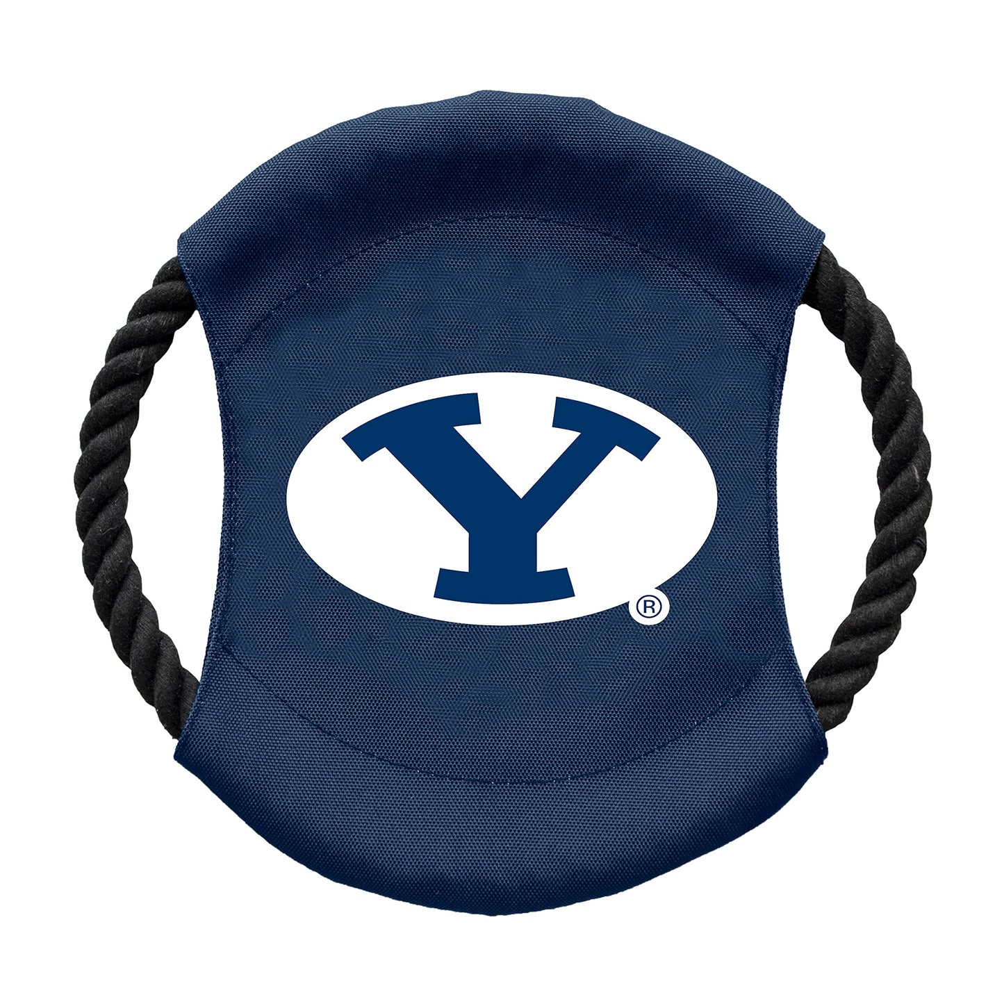 Littlearth NCAA BYU Cougars Sock Monkey and Flying Disc Pet Toy Combo Set, Team Color, One Size