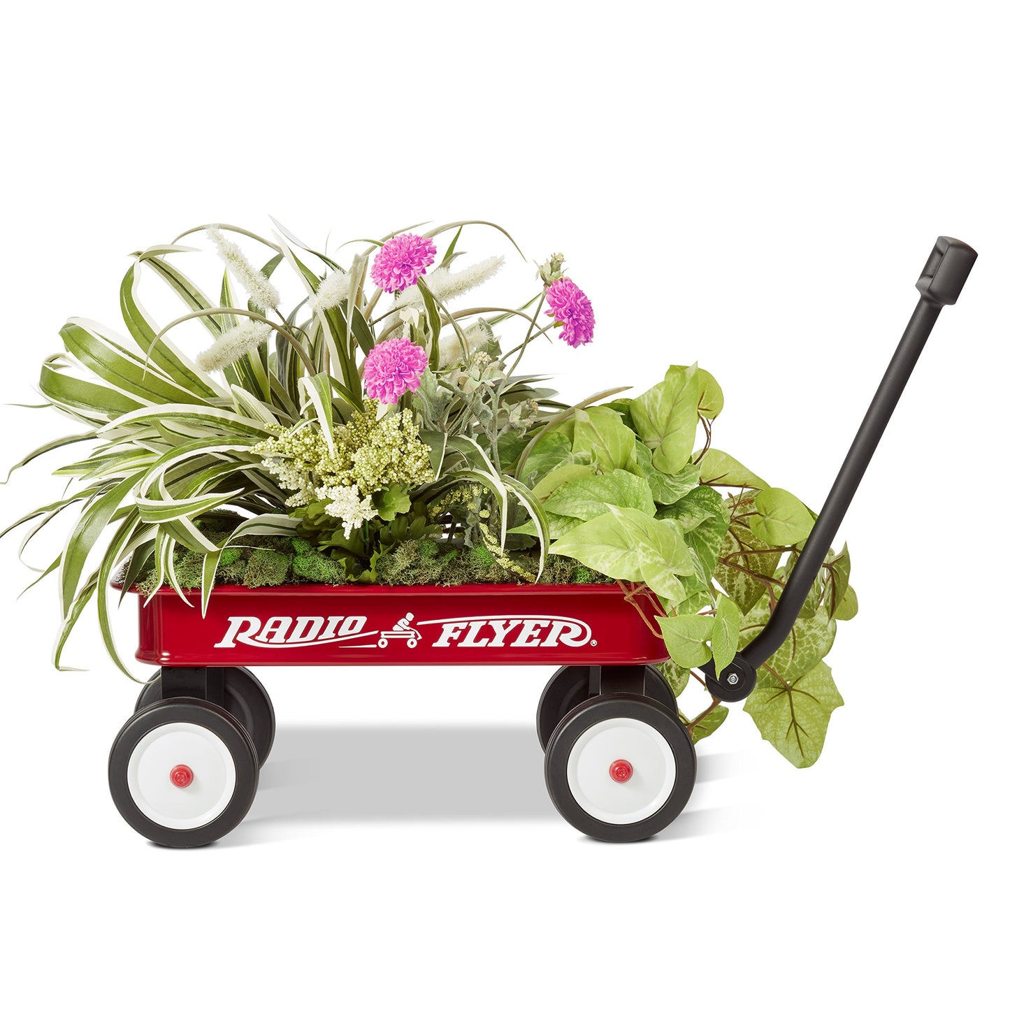 Radio Flyer Mini Classic Red Wagon for Kids, 16.5" Toy Wagon For Kids Aged 1.5+, Play-Size Version of the Classic, Durable Rolling Wheels & Steel Body, Working Handle, For Toys, Crafts & Gift Displays