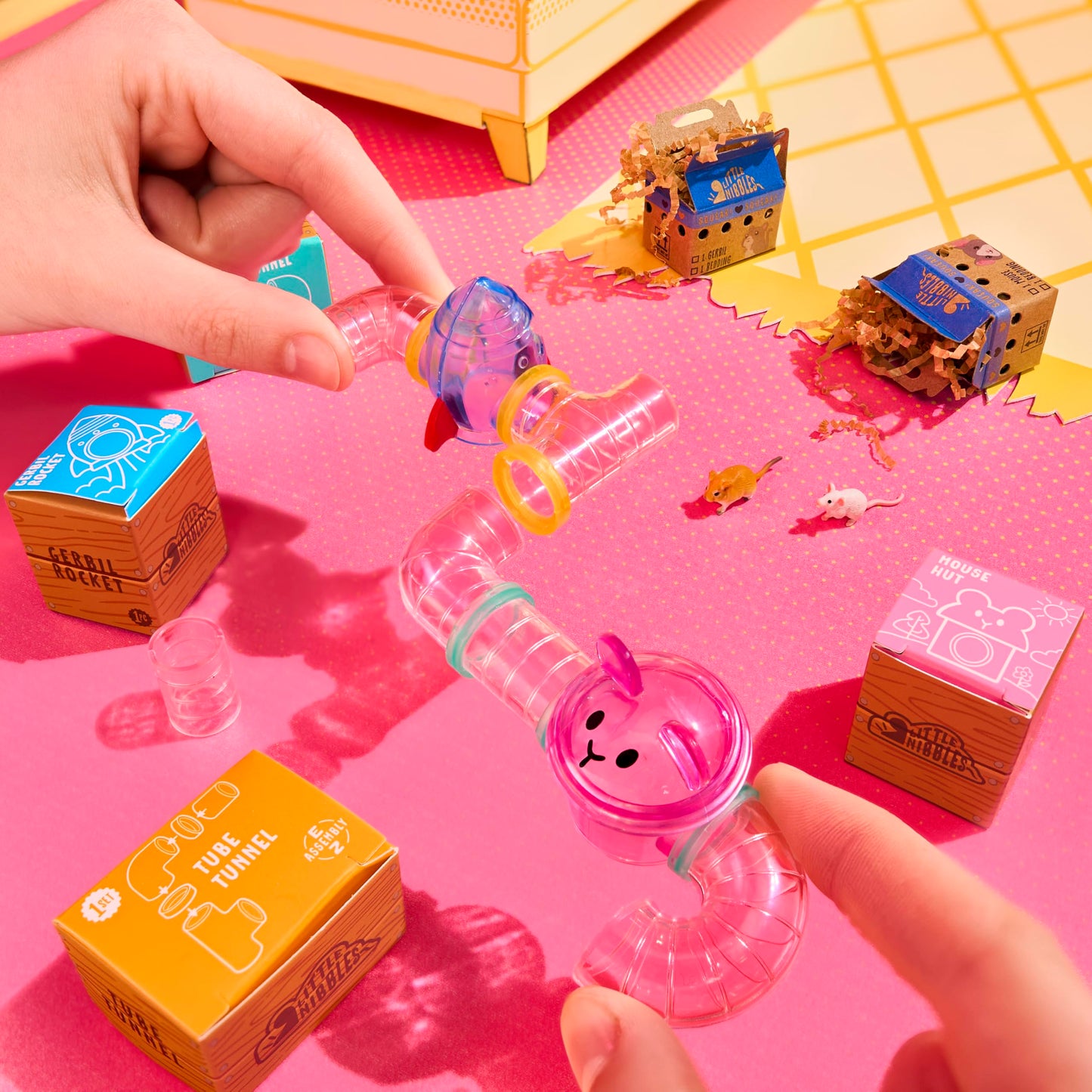 MGA's Miniverse Make It Mini Animals Series 2 (6 Pack) Mini Collectibles, Blind Pack, DIY, Crafts, Resin, Replica Animals, Collectors, Gifts, 8+