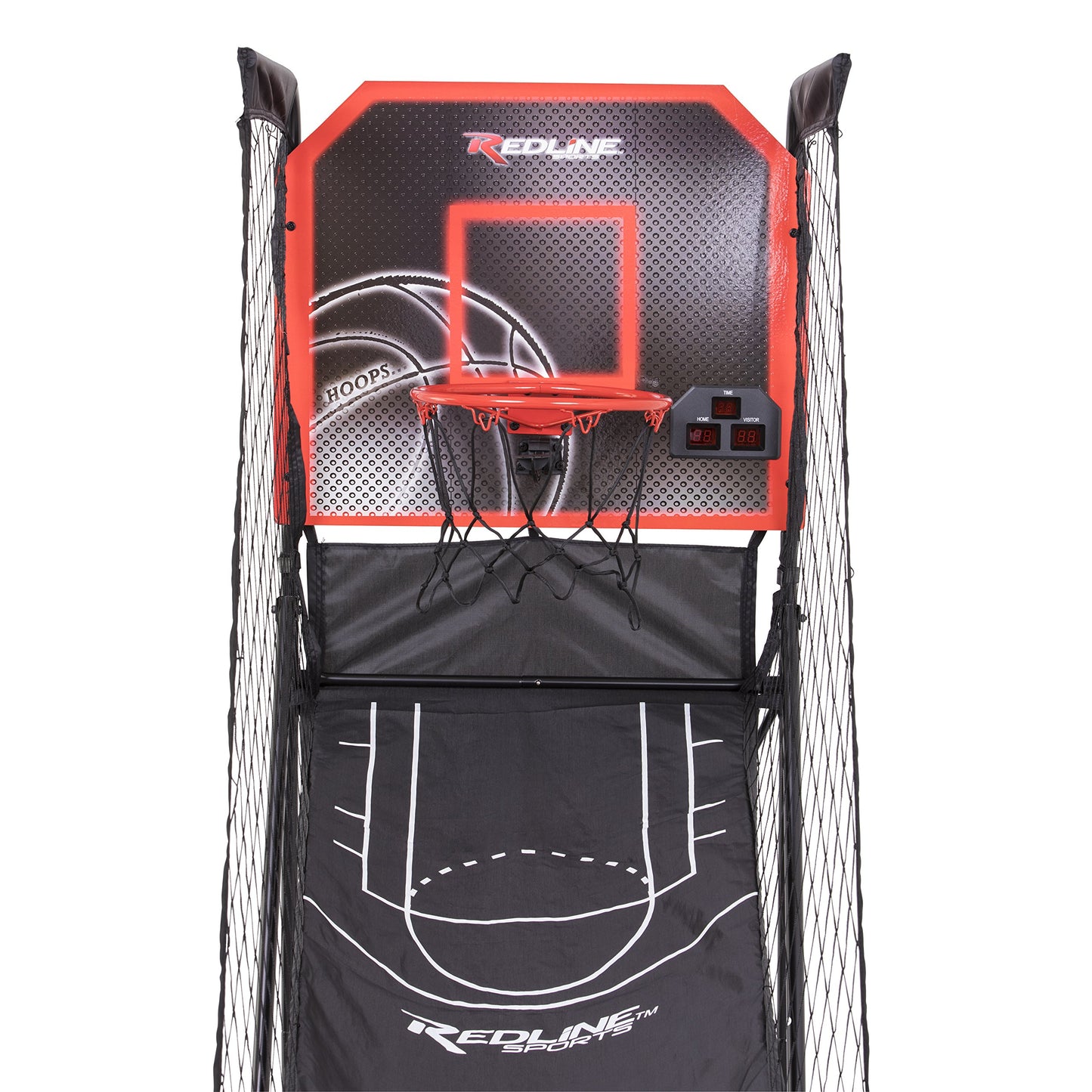 Redline Alley-Oop Single Basketball Shootout with Quick Connect Easy-to-Assemble Frame and Compact Fold-up Design for Easy Storage 26 pounds