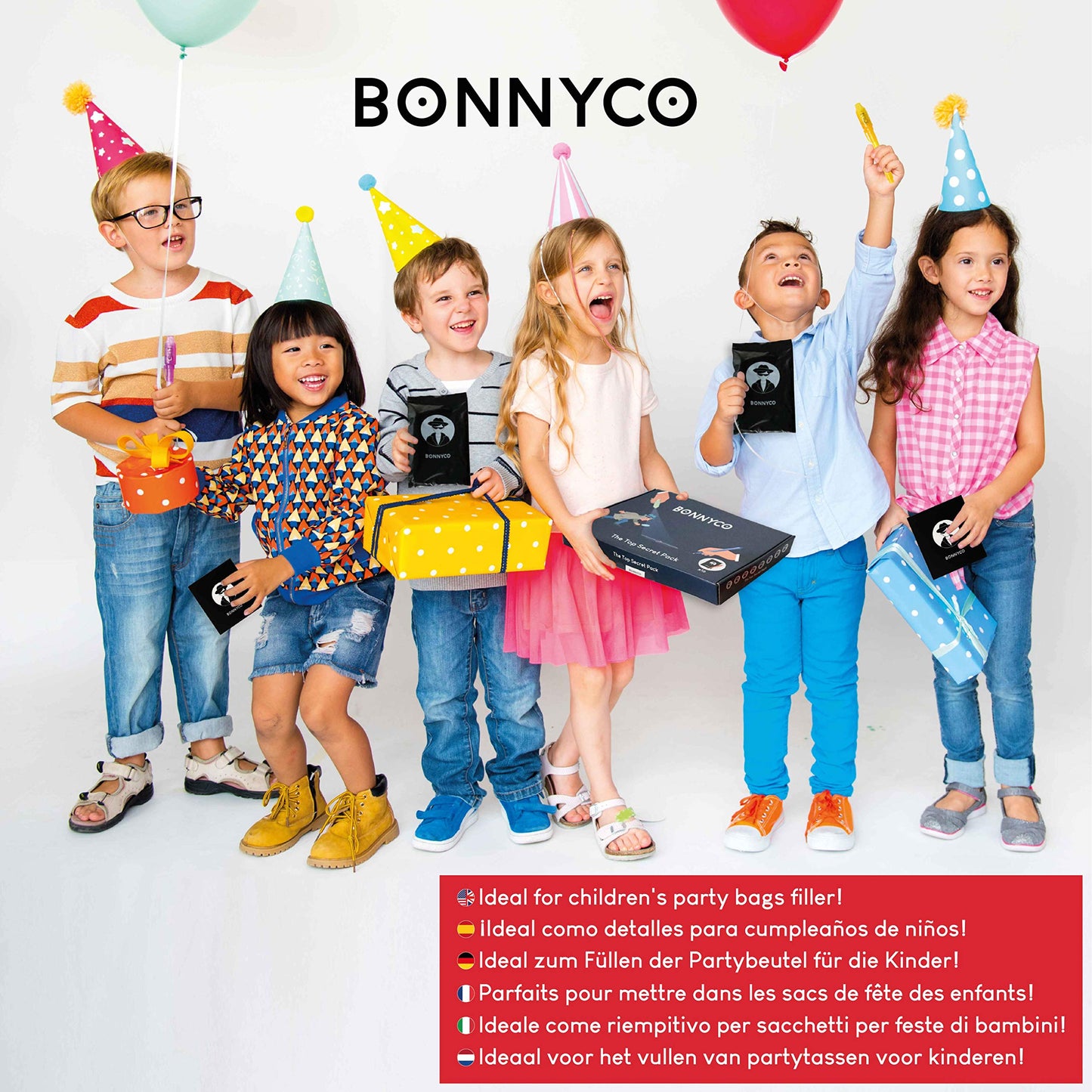BONNYCO Invisible Ink Pen and Notebook Pack 32, Party Favors for Kids. Magic Spy Pen Goodie Bags Stuffers for Kids, Goody Bag Stuffers Pinata. Return Gifts Birthday Party, Classroom Prizes Students