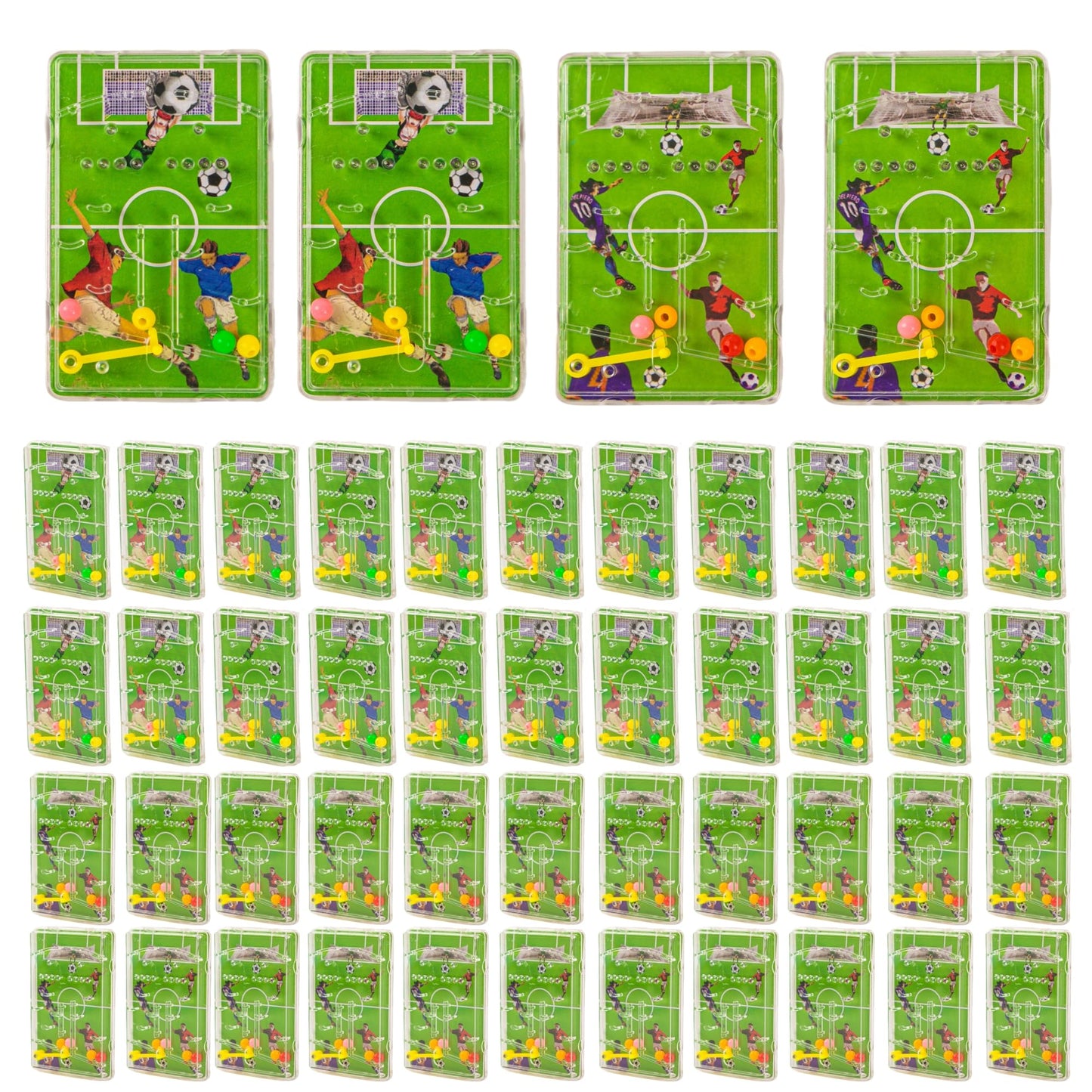 natalieenati 48Pcs Football Pinball Game and Maze Puzzles 2 In1-Soccer Party Favors for Kids-Carnival Prizes-Treasure Box-Classroom Prizes-Return Gifts for Kids Birthday Party-School Gifts