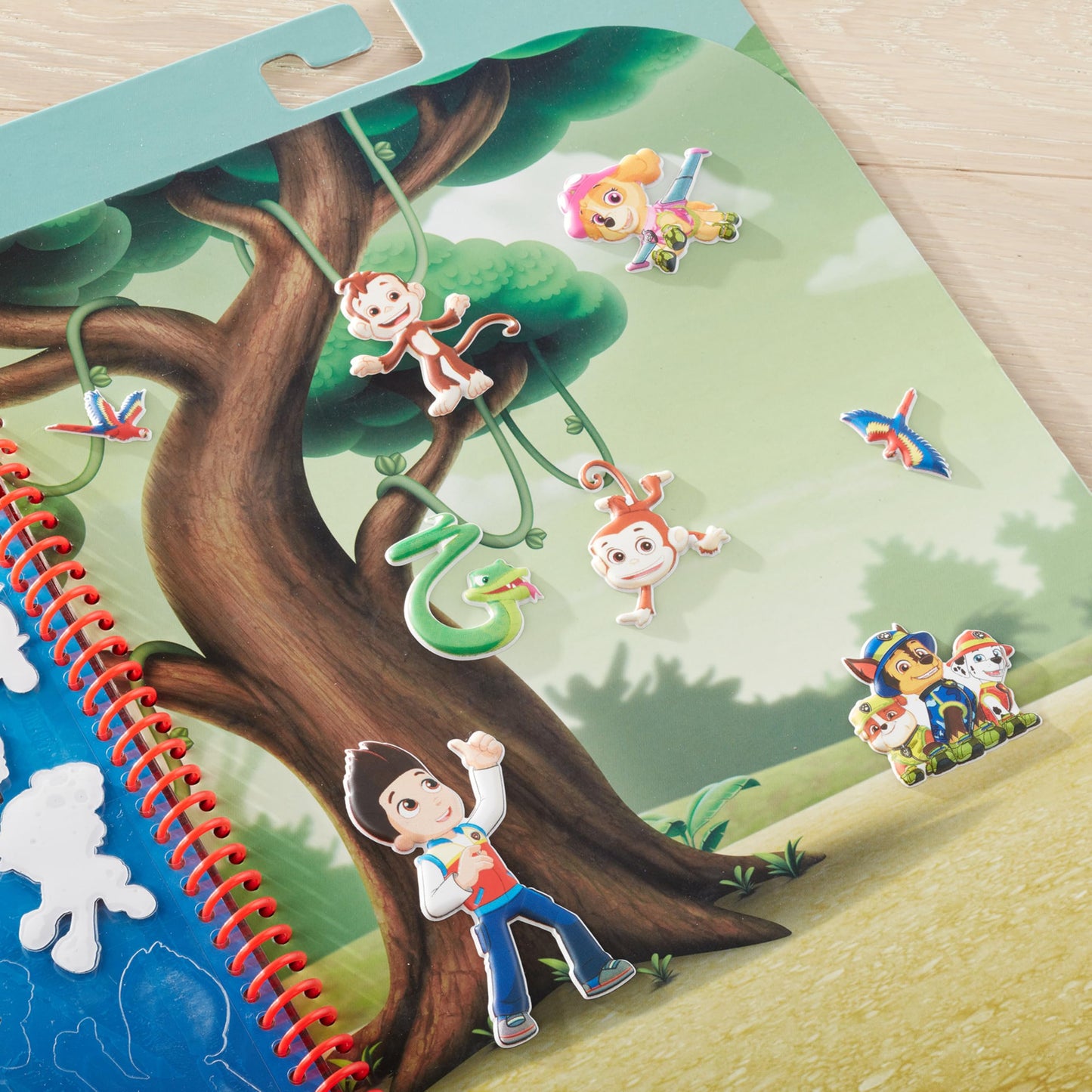 Melissa & Doug PAW Patrol Restickable Puffy Stickers 3-Pack – Adventure Bay, Jake’s Mountain, Jungle