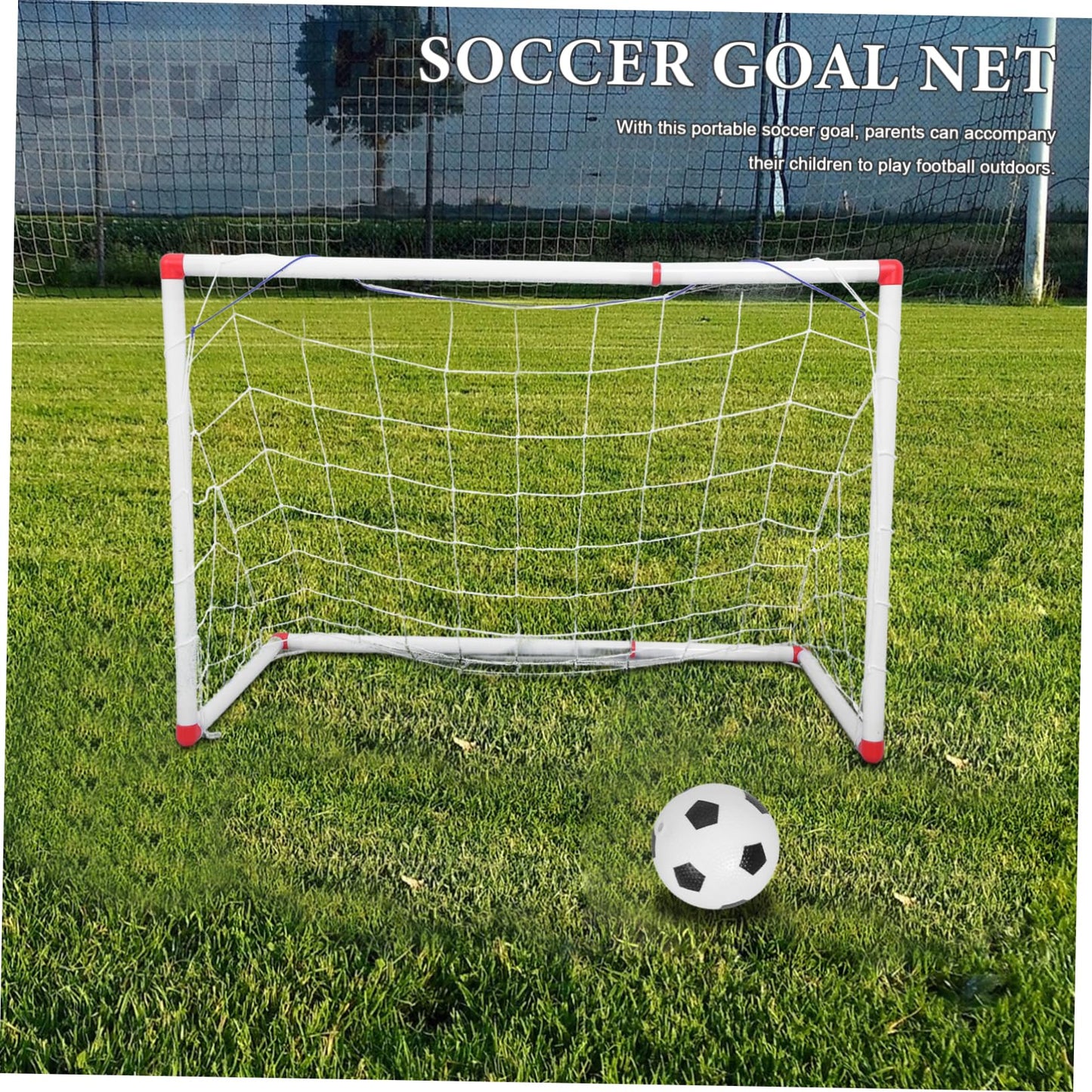 POPETPOP Soccer Goals Soccer Goal Boys and Girls Net Backyard Training Folding Football Training Equipment for Boys and Girls